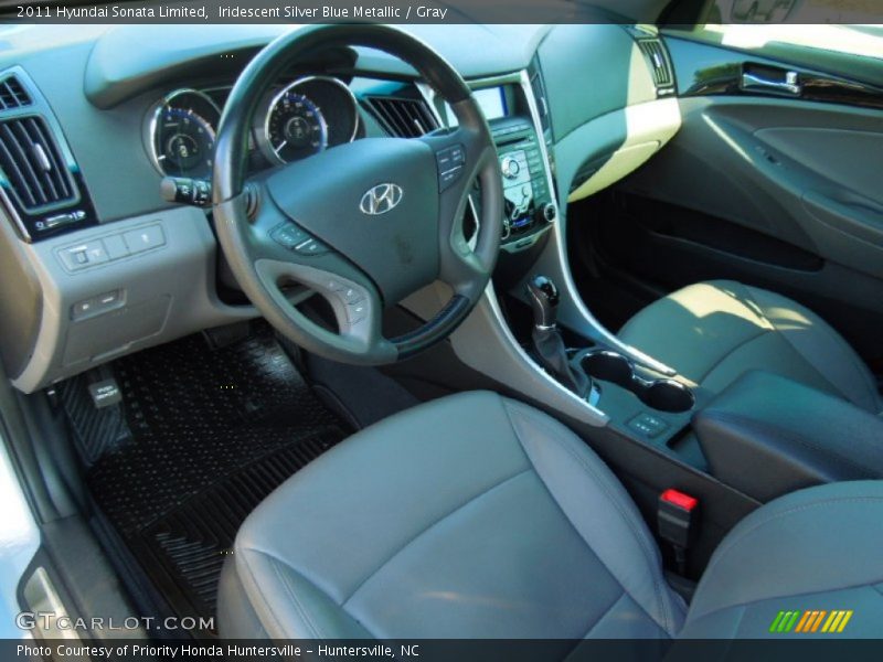 Gray Interior - 2011 Sonata Limited 