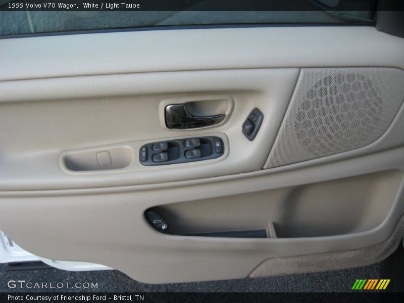 White / Light Taupe 1999 Volvo V70 Wagon