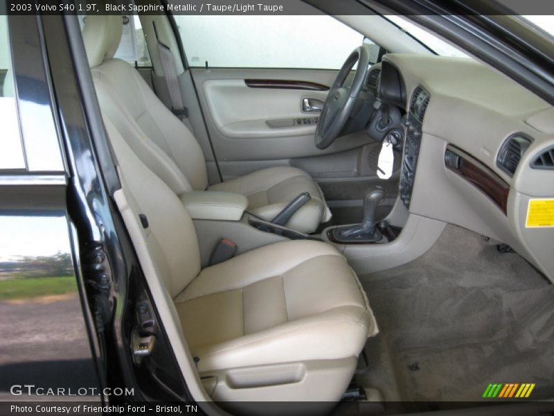 Black Sapphire Metallic / Taupe/Light Taupe 2003 Volvo S40 1.9T