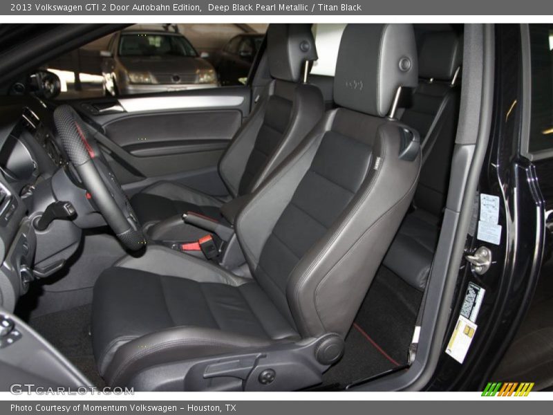 Front Seat of 2013 GTI 2 Door Autobahn Edition