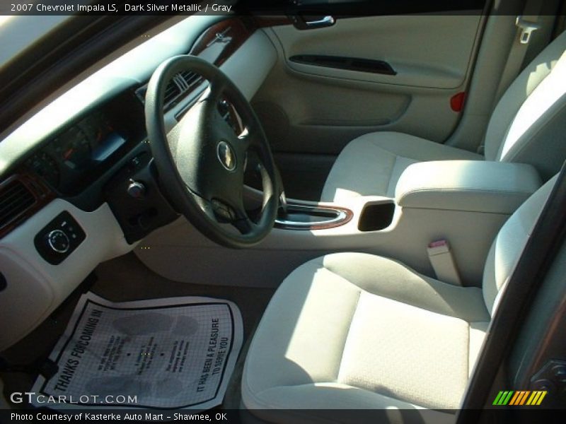 Dark Silver Metallic / Gray 2007 Chevrolet Impala LS
