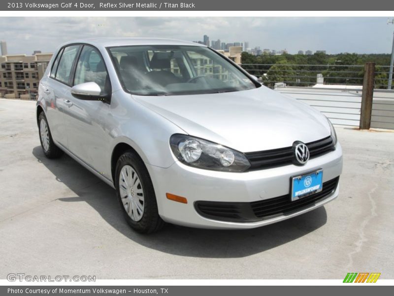 Reflex Silver Metallic / Titan Black 2013 Volkswagen Golf 4 Door