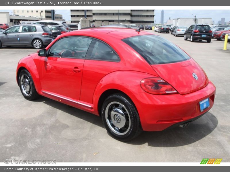 Tornado Red / Titan Black 2013 Volkswagen Beetle 2.5L