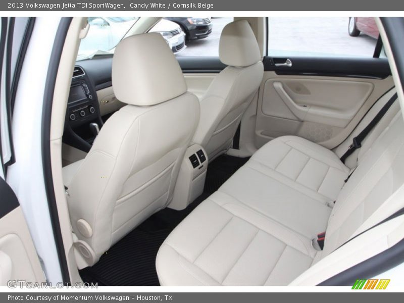 Candy White / Cornsilk Beige 2013 Volkswagen Jetta TDI SportWagen