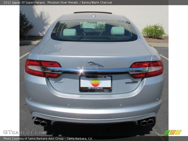 Rhodium Silver Metallic / Barley/Warm Charcoal 2012 Jaguar XF Supercharged