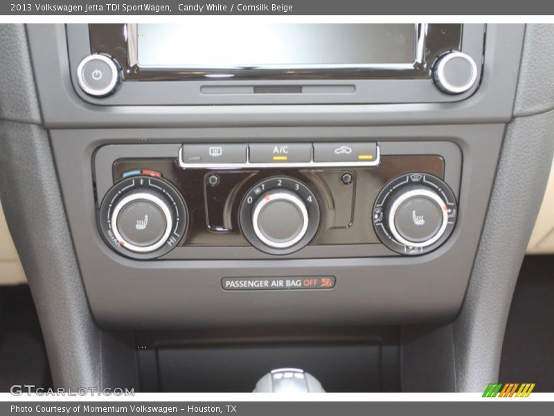 Candy White / Cornsilk Beige 2013 Volkswagen Jetta TDI SportWagen