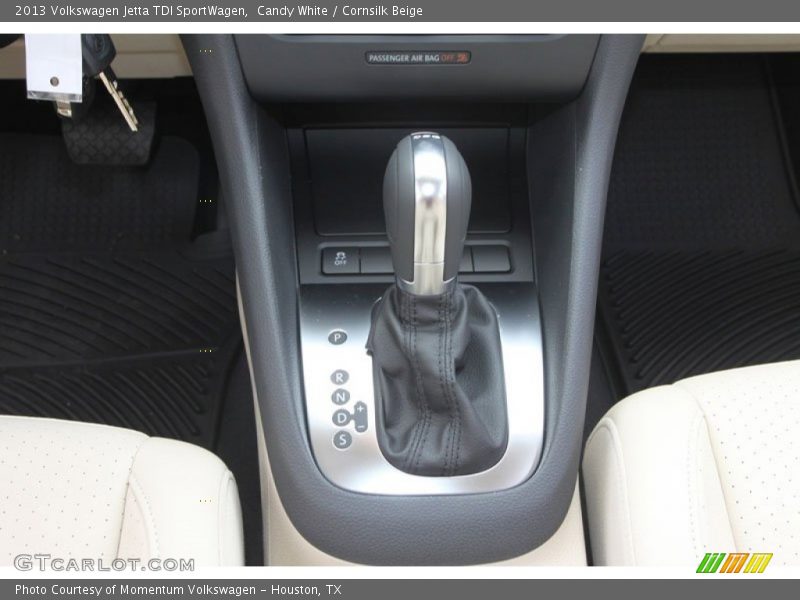 Candy White / Cornsilk Beige 2013 Volkswagen Jetta TDI SportWagen