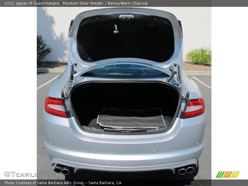Rhodium Silver Metallic / Barley/Warm Charcoal 2012 Jaguar XF Supercharged