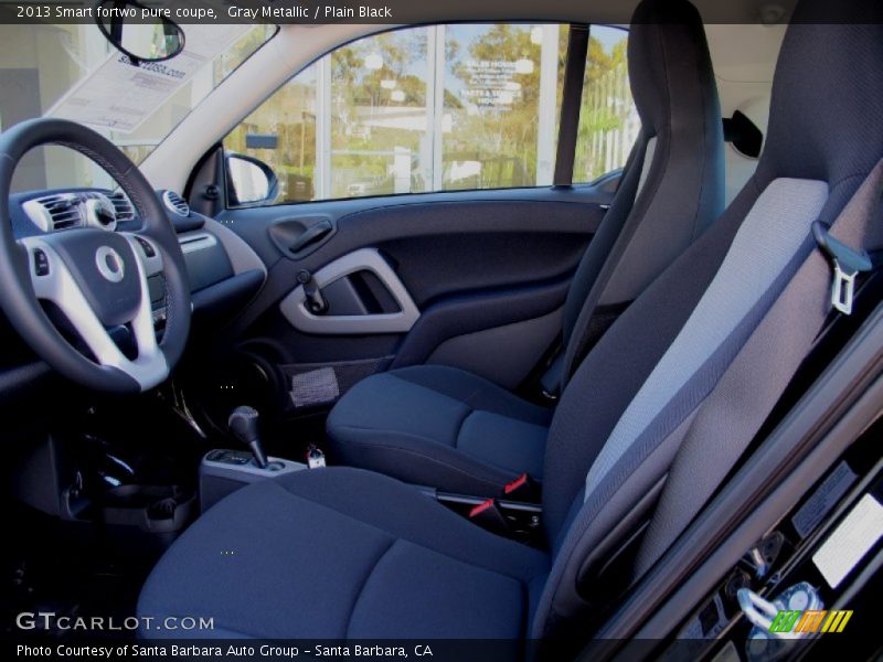 Gray Metallic / Plain Black 2013 Smart fortwo pure coupe