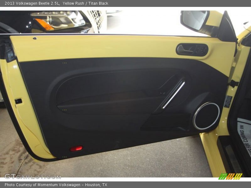 Yellow Rush / Titan Black 2013 Volkswagen Beetle 2.5L
