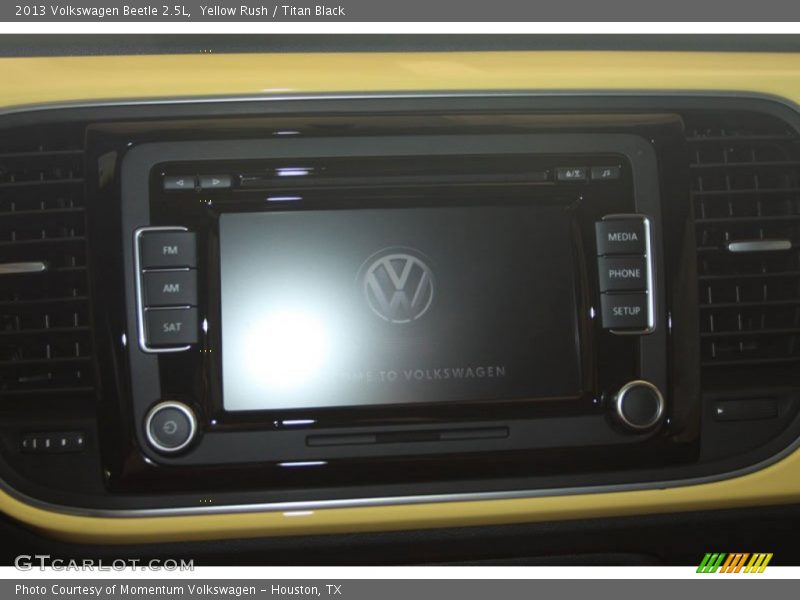 Yellow Rush / Titan Black 2013 Volkswagen Beetle 2.5L
