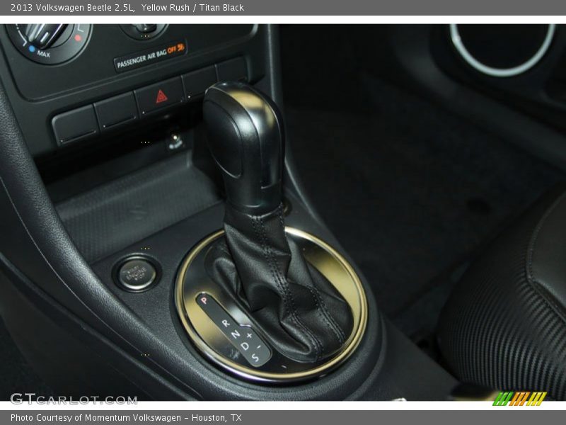 Yellow Rush / Titan Black 2013 Volkswagen Beetle 2.5L