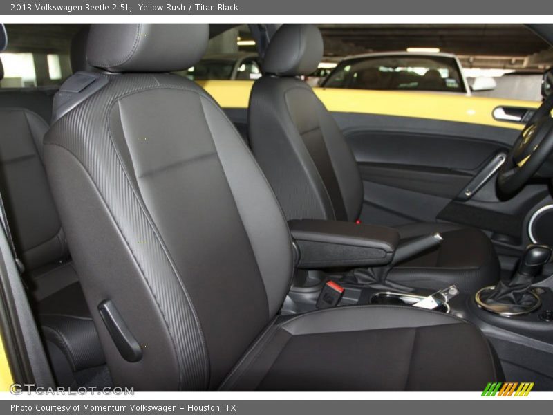 Yellow Rush / Titan Black 2013 Volkswagen Beetle 2.5L