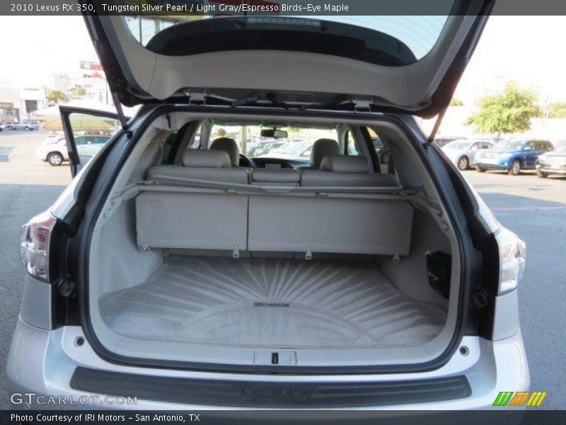 Tungsten Silver Pearl / Light Gray/Espresso Birds-Eye Maple 2010 Lexus RX 350