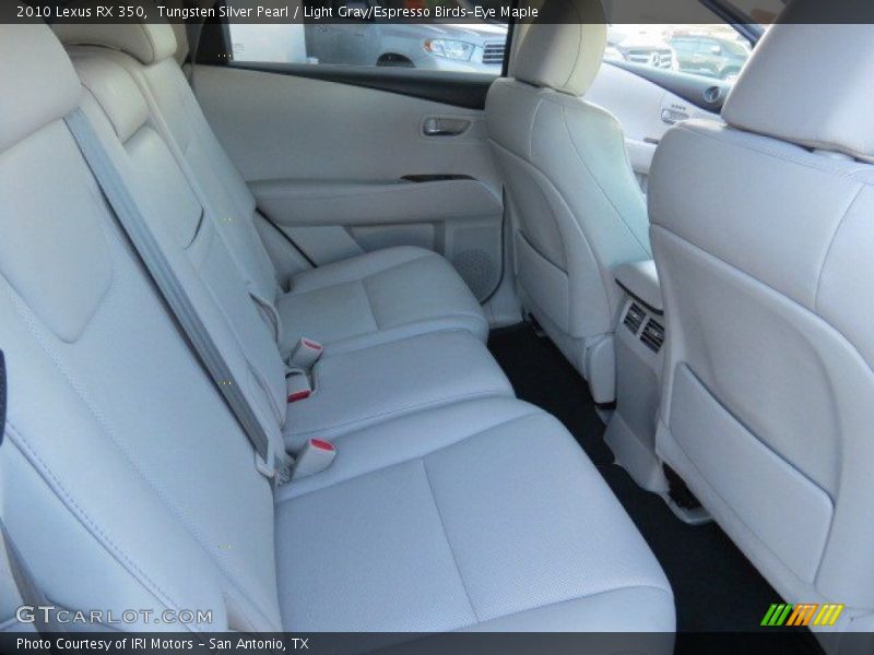 Tungsten Silver Pearl / Light Gray/Espresso Birds-Eye Maple 2010 Lexus RX 350