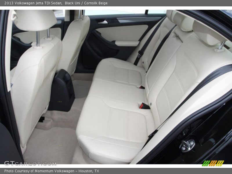 Rear Seat of 2013 Jetta TDI Sedan