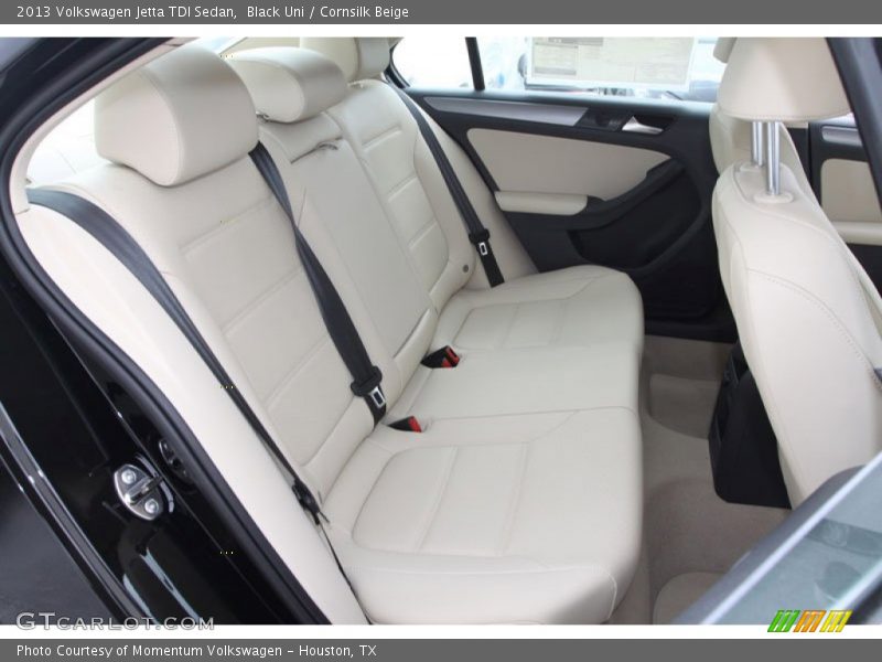 Black Uni / Cornsilk Beige 2013 Volkswagen Jetta TDI Sedan