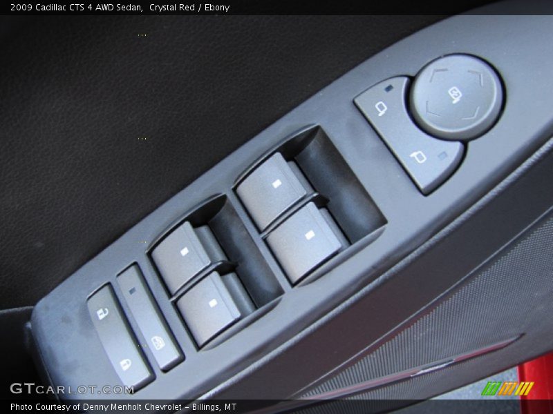 Crystal Red / Ebony 2009 Cadillac CTS 4 AWD Sedan