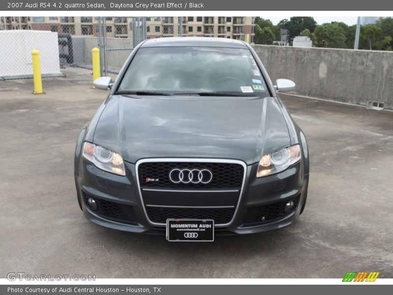 Daytona Grey Pearl Effect / Black 2007 Audi RS4 4.2 quattro Sedan