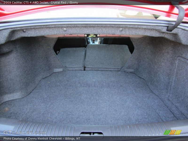 Crystal Red / Ebony 2009 Cadillac CTS 4 AWD Sedan