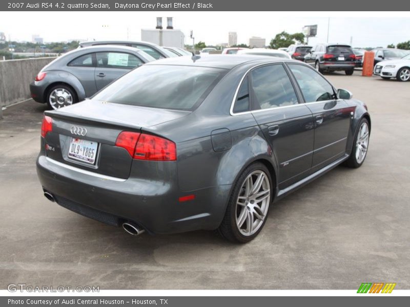 Daytona Grey Pearl Effect / Black 2007 Audi RS4 4.2 quattro Sedan