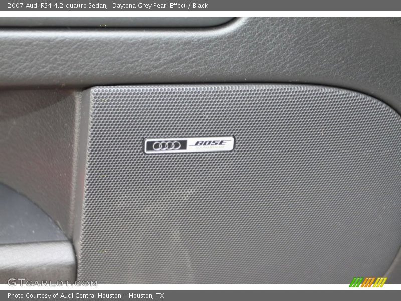 Daytona Grey Pearl Effect / Black 2007 Audi RS4 4.2 quattro Sedan