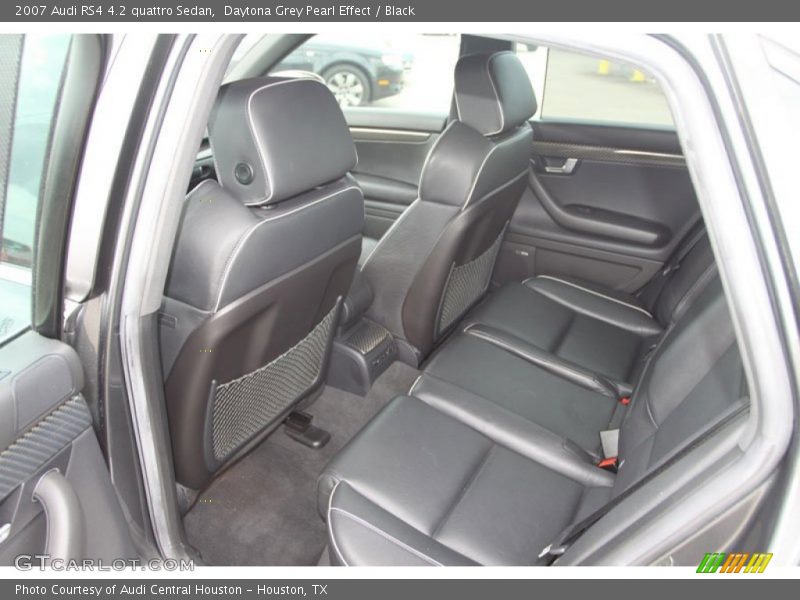 Daytona Grey Pearl Effect / Black 2007 Audi RS4 4.2 quattro Sedan