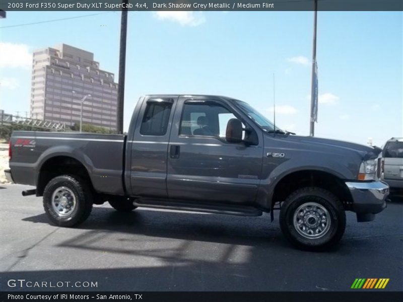 Dark Shadow Grey Metallic / Medium Flint 2003 Ford F350 Super Duty XLT SuperCab 4x4
