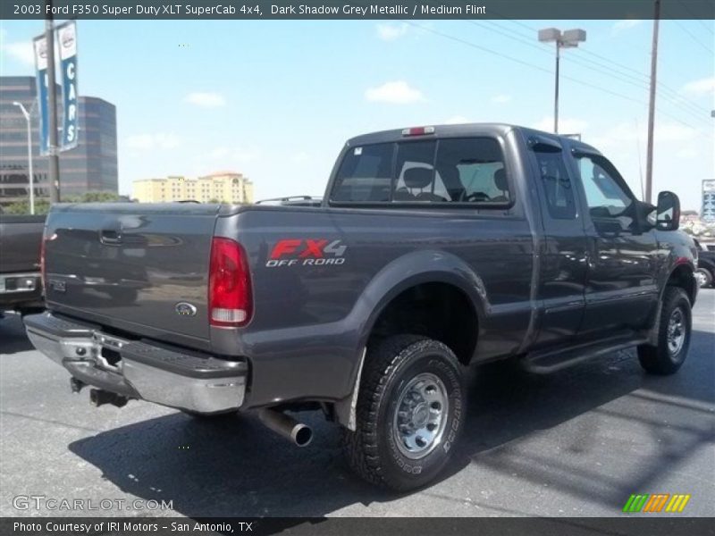 Dark Shadow Grey Metallic / Medium Flint 2003 Ford F350 Super Duty XLT SuperCab 4x4