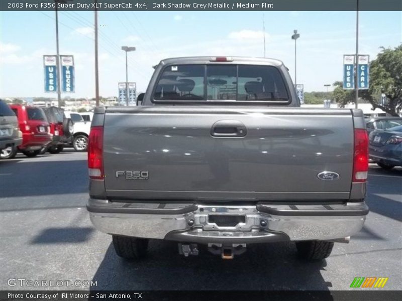 Dark Shadow Grey Metallic / Medium Flint 2003 Ford F350 Super Duty XLT SuperCab 4x4