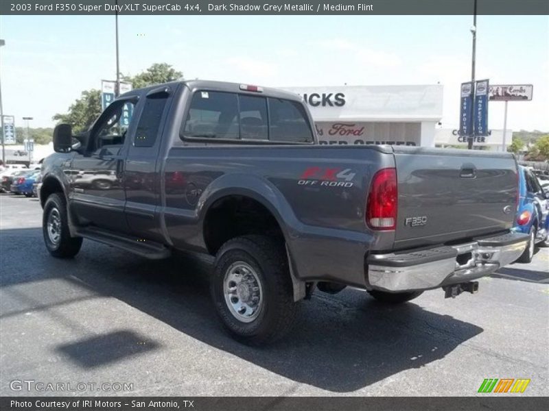 Dark Shadow Grey Metallic / Medium Flint 2003 Ford F350 Super Duty XLT SuperCab 4x4