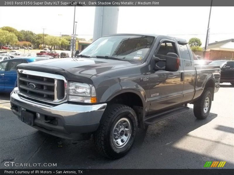 Dark Shadow Grey Metallic / Medium Flint 2003 Ford F350 Super Duty XLT SuperCab 4x4