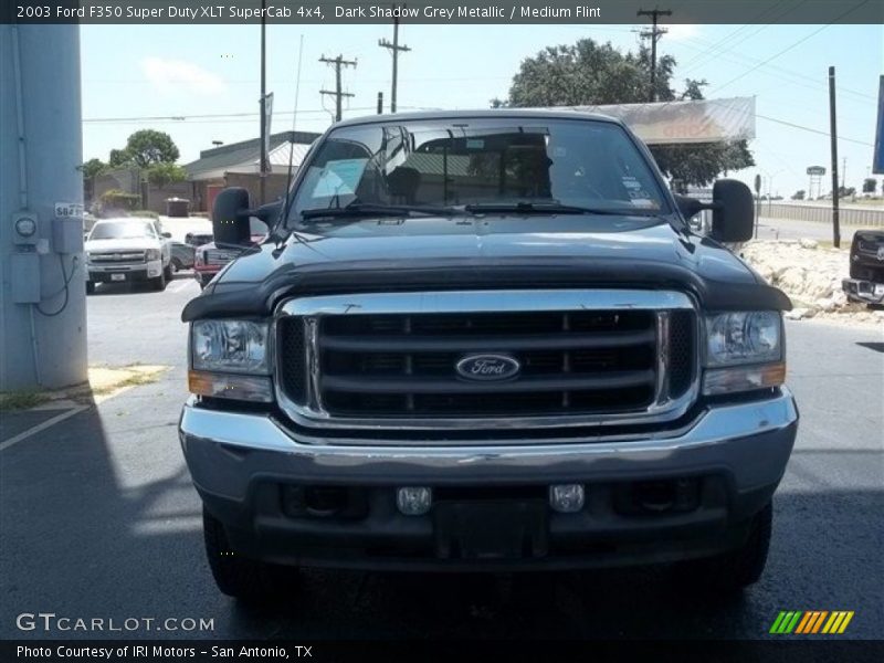 Dark Shadow Grey Metallic / Medium Flint 2003 Ford F350 Super Duty XLT SuperCab 4x4