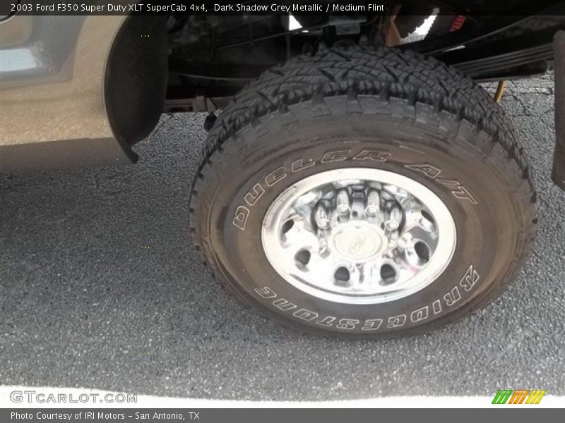 Dark Shadow Grey Metallic / Medium Flint 2003 Ford F350 Super Duty XLT SuperCab 4x4