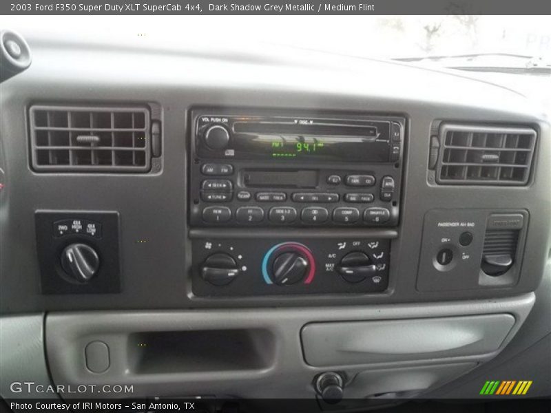Dark Shadow Grey Metallic / Medium Flint 2003 Ford F350 Super Duty XLT SuperCab 4x4
