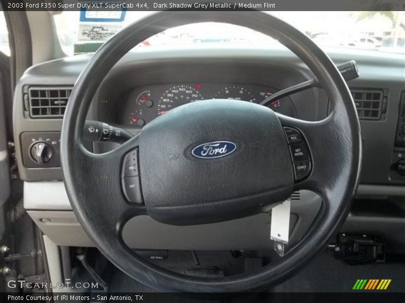 Dark Shadow Grey Metallic / Medium Flint 2003 Ford F350 Super Duty XLT SuperCab 4x4