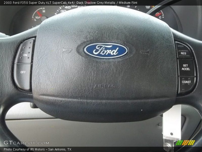 Dark Shadow Grey Metallic / Medium Flint 2003 Ford F350 Super Duty XLT SuperCab 4x4