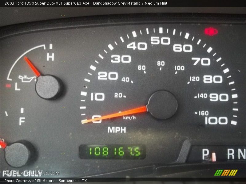 Dark Shadow Grey Metallic / Medium Flint 2003 Ford F350 Super Duty XLT SuperCab 4x4