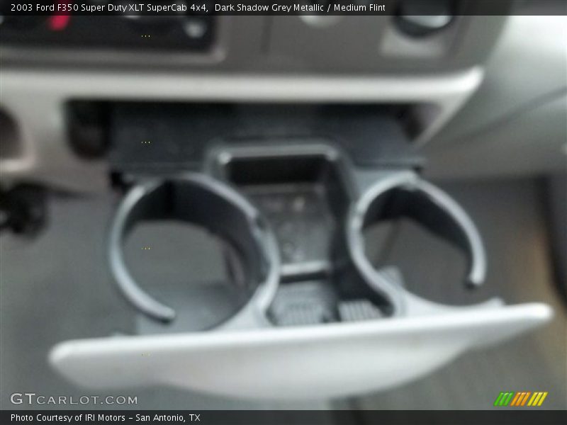 Dark Shadow Grey Metallic / Medium Flint 2003 Ford F350 Super Duty XLT SuperCab 4x4