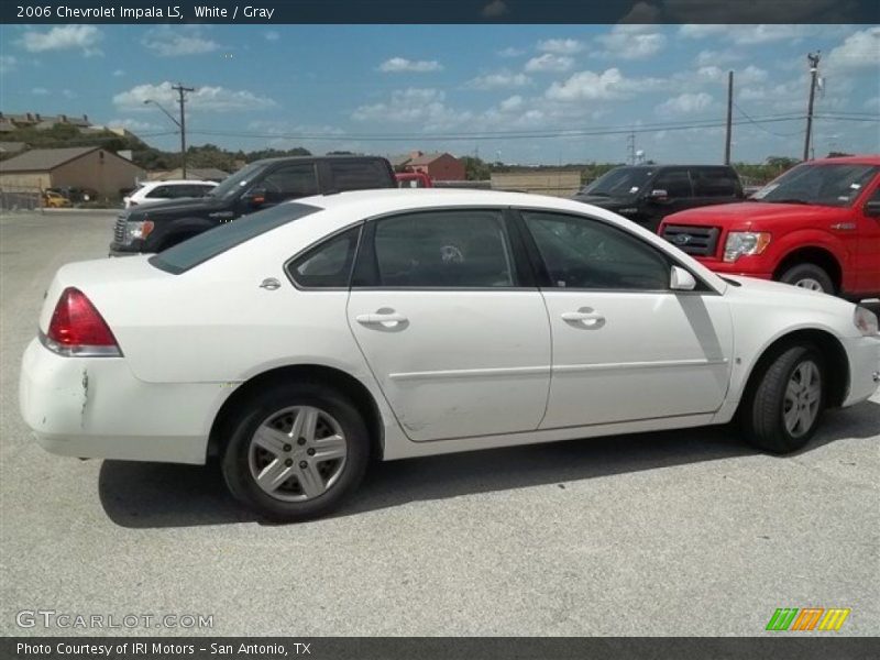 White / Gray 2006 Chevrolet Impala LS