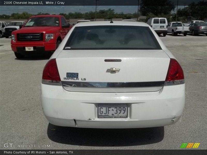 White / Gray 2006 Chevrolet Impala LS