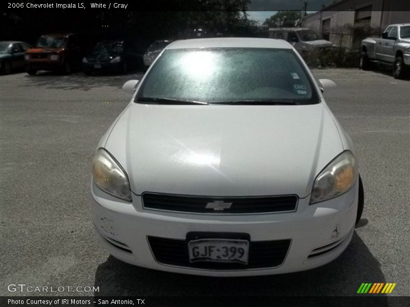 White / Gray 2006 Chevrolet Impala LS