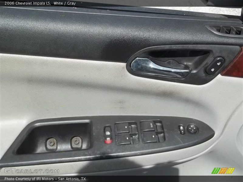 White / Gray 2006 Chevrolet Impala LS
