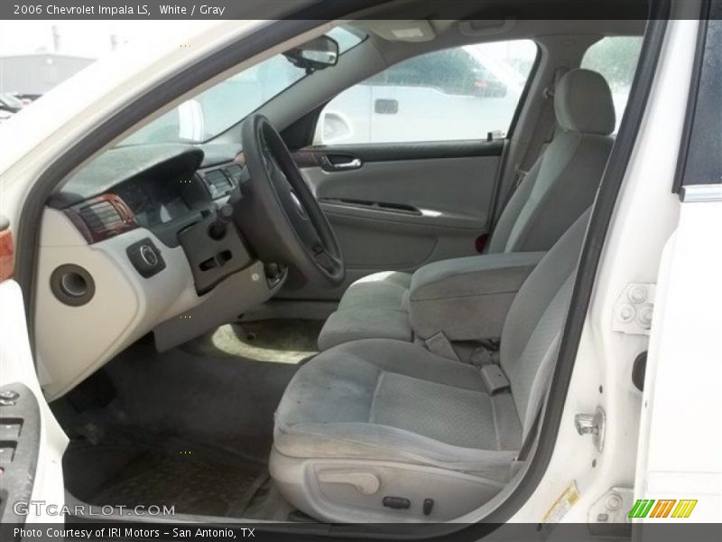 White / Gray 2006 Chevrolet Impala LS