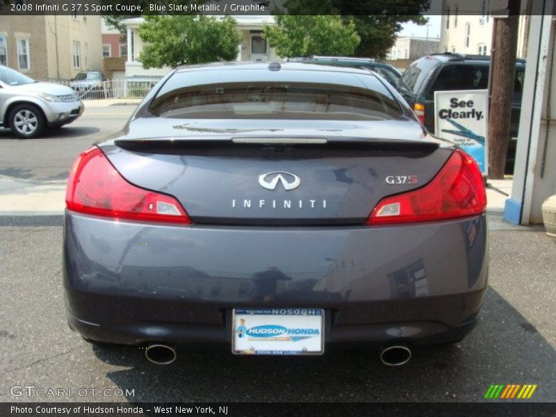 Blue Slate Metallic / Graphite 2008 Infiniti G 37 S Sport Coupe