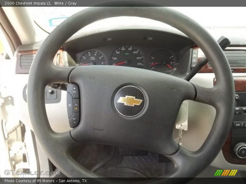White / Gray 2006 Chevrolet Impala LS