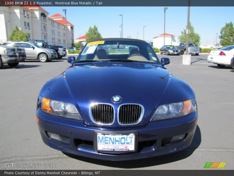 Montreal Blue Metallic / Tan 1996 BMW Z3 1.9 Roadster