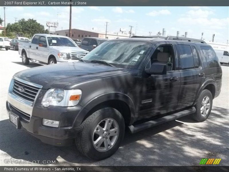 Carbon Metallic / Stone 2007 Ford Explorer XLT