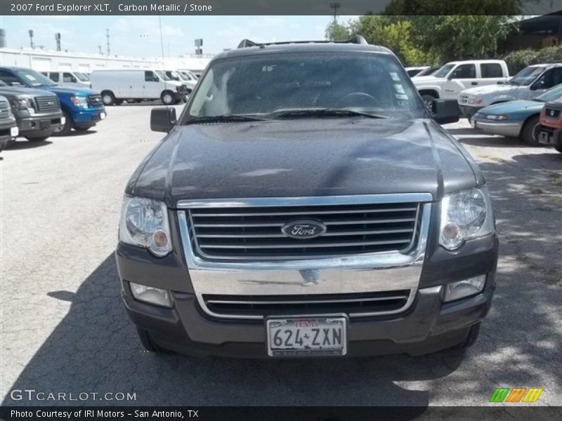 Carbon Metallic / Stone 2007 Ford Explorer XLT