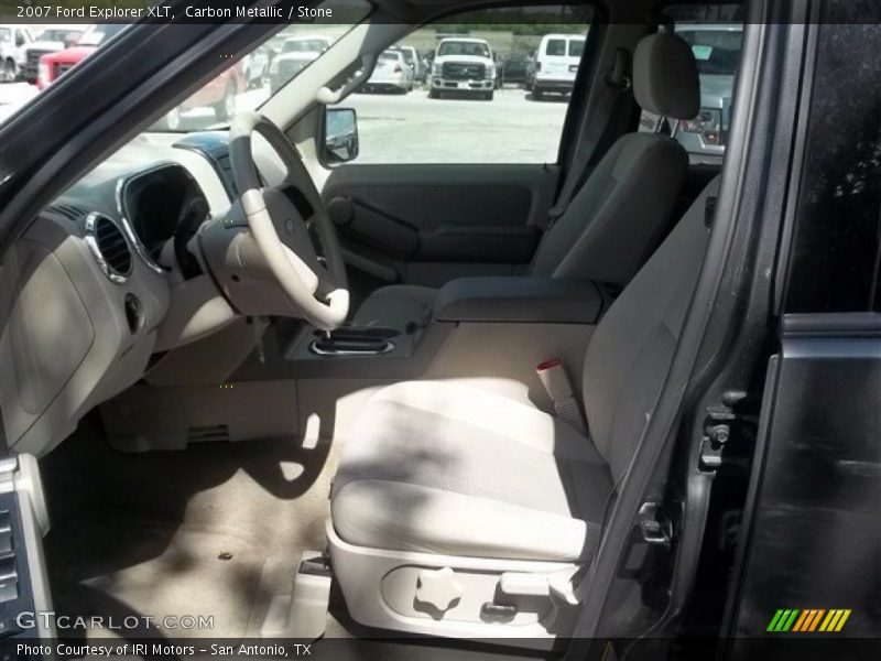 Carbon Metallic / Stone 2007 Ford Explorer XLT